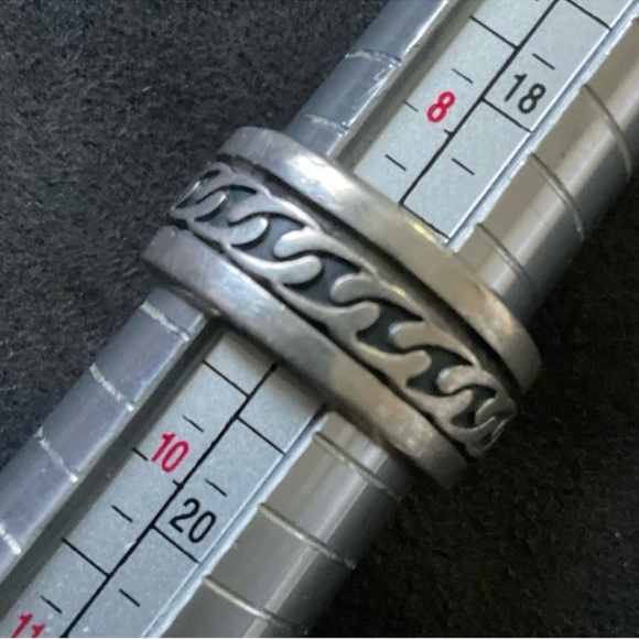 Spinner Ring 925 Silver UNISEX - Picture 3 of 4